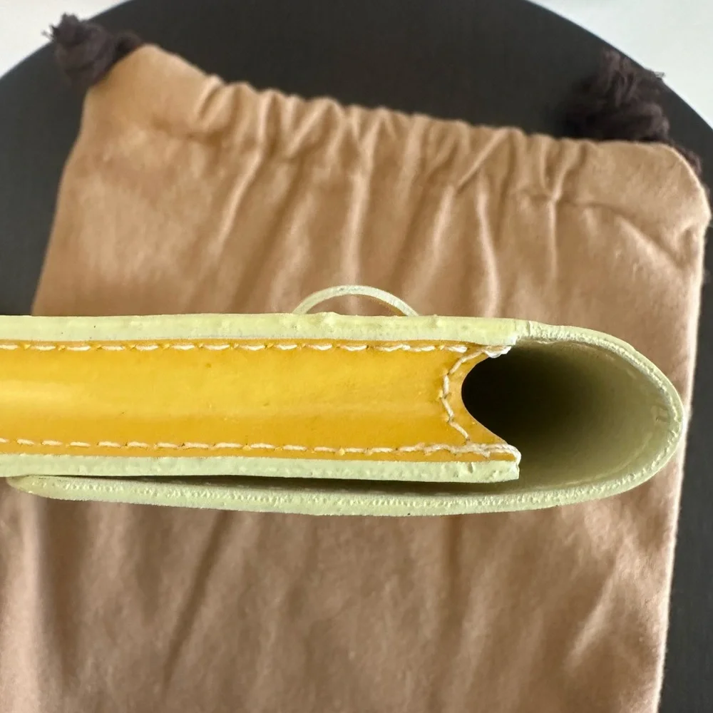 Louis Vuitton Monogram Yellow Vernis Kenmare Pouch / Shoulder Bag Full Inclusion - Picture 6 of 16